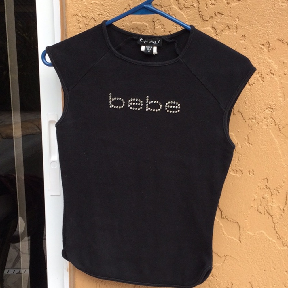 Black tank top